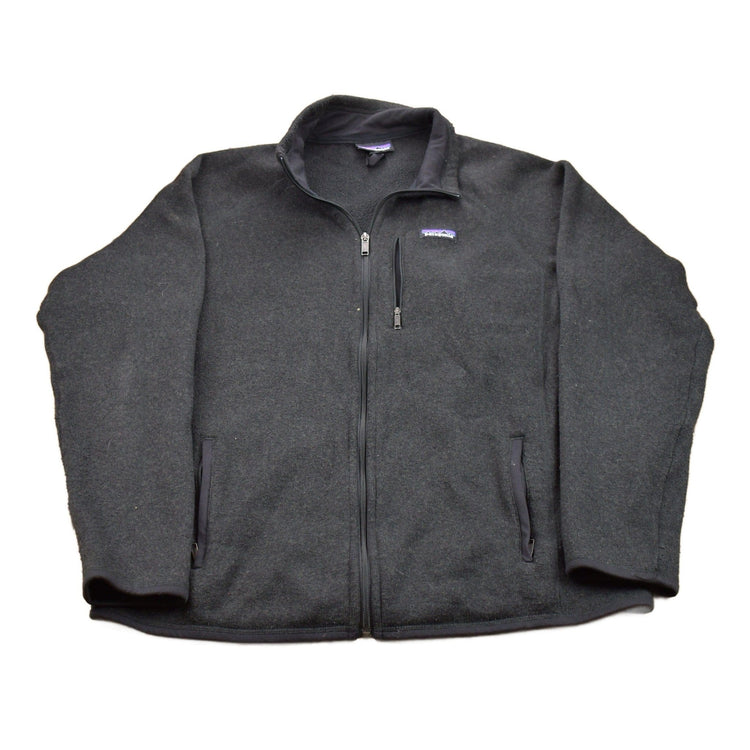 Vintage 1990s Patagonia Full Zip Fleece Sweater Men's XL from propervintagecanada