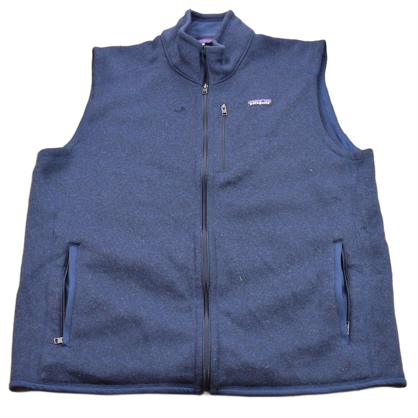 Vintage 1990s Patagonia Full Zip Fleece Sweater Vest Men's XL from propervintagecanada