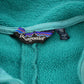 Vintage 1990s Patagonia Full Zip Turquoise Fleece Sweater Men's Medium from propervintagecanada