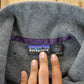 Vintage 1990s Patagonia Gray Full Zip Fleece Sweater Men's L from propervintagecanada