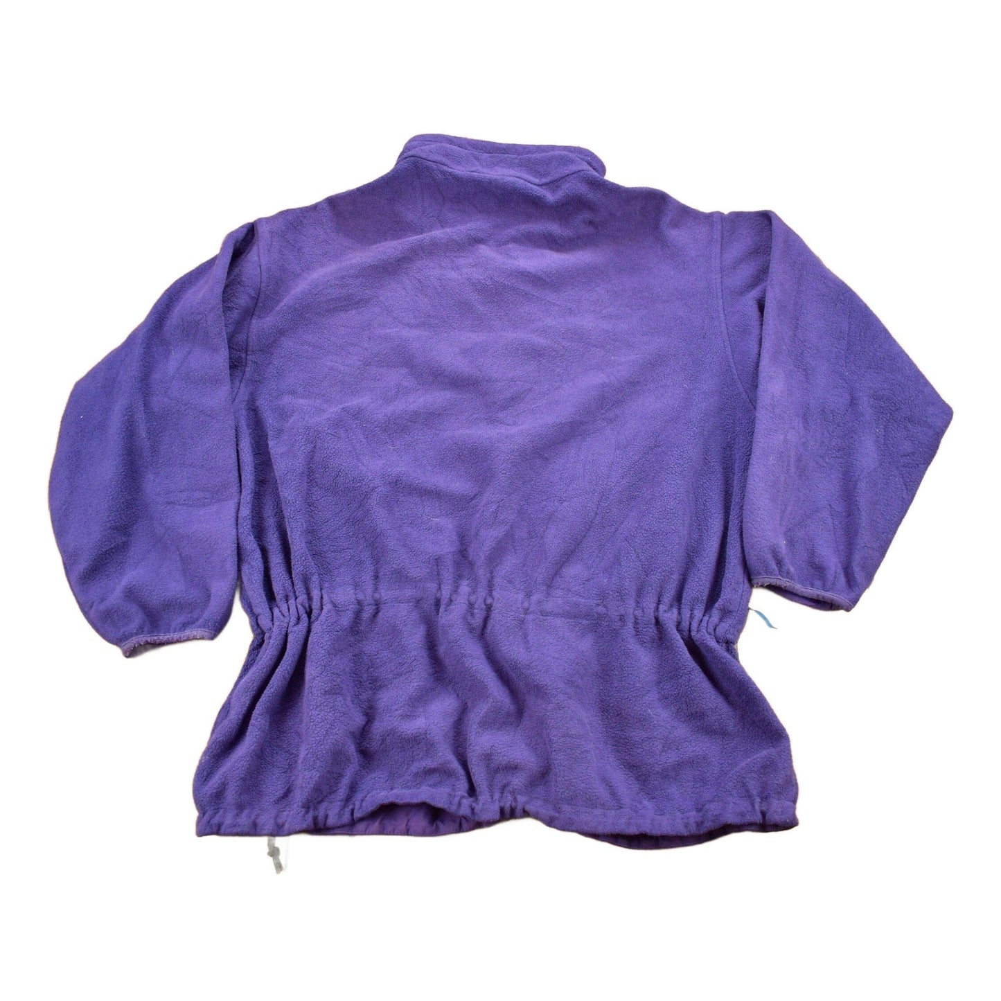 Vintage 1990s Patagonia Purple Half Zip Cinched Sweatshirt Men's Large from propervintagecanada