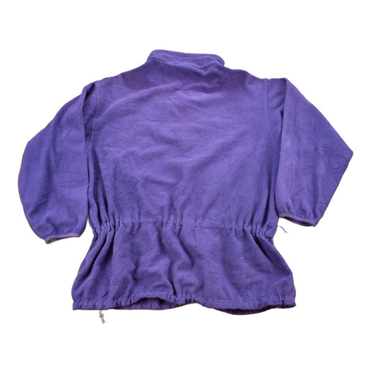 Vintage 1990s Patagonia Purple Half Zip Cinched Sweatshirt Men's Large from propervintagecanada