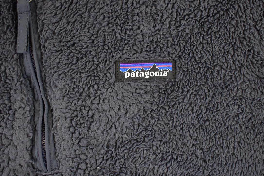Vintage 1990s Patagonia Quarter Zip Fleece Outdoorsman Sweater Mens L from propervintagecanada