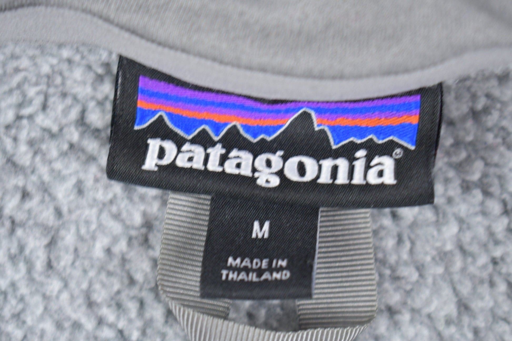 Vintage 1990s Patagonia Quarter Zip Fleece Sweatshirt Men's Medium from propervintagecanada