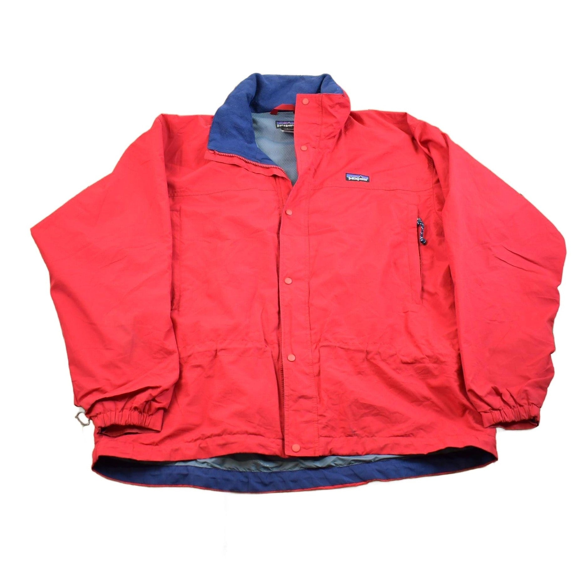 Vintage 1990s Patagonia Red Zip Up Light Jacket Men's L from propervintagecanada