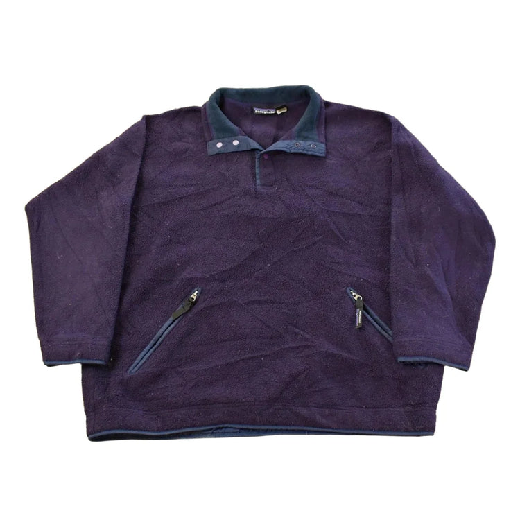 Vintage 1990s Patagonia Snap T Fleece Sweater Men's L from propervintagecanada