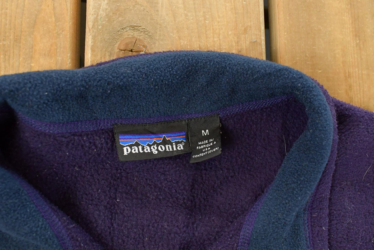 Vintage 1990s Patagonia Snap T Fleece Sweater Men's L from propervintagecanada