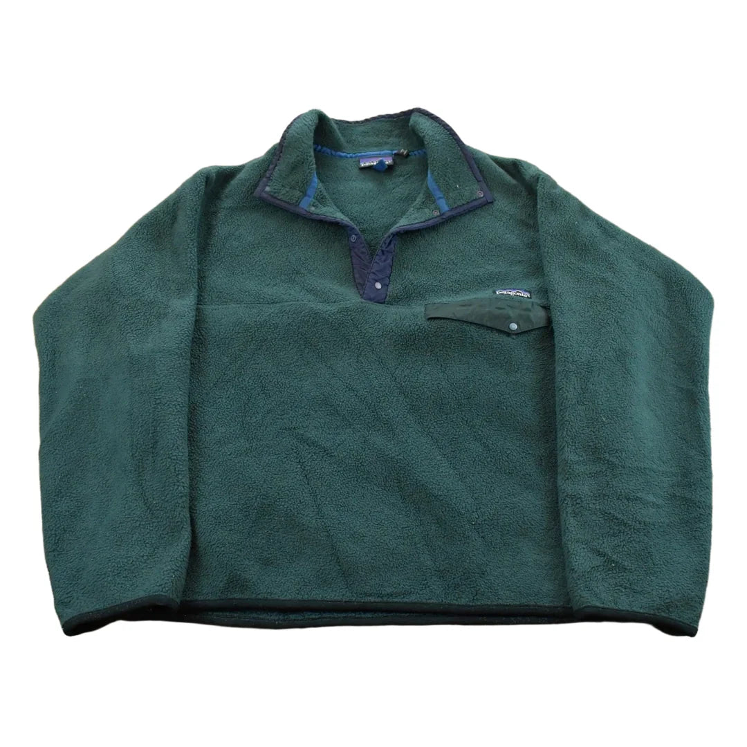 Vintage 1990s Patagonia Snap-T Fleece Sweater Men's Medium from propervintagecanada