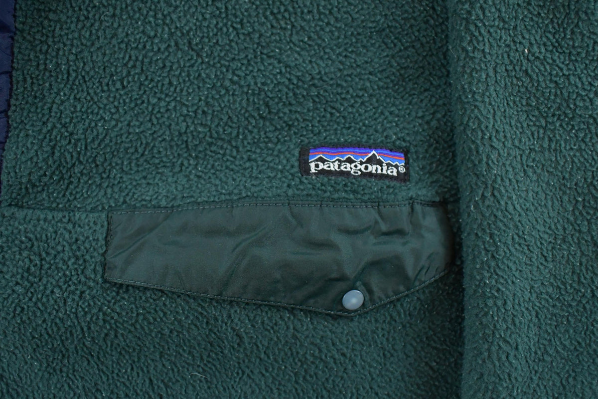 Vintage 1990s Patagonia Snap-T Fleece Sweater Men's Medium from propervintagecanada