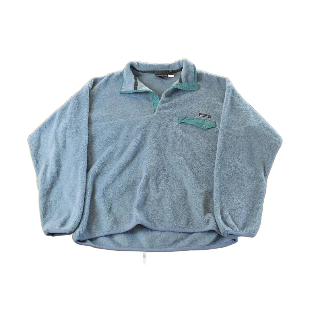 Vintage 1990s Patagonia Snap-T Fleece Sweater Men's XL from propervintagecanada