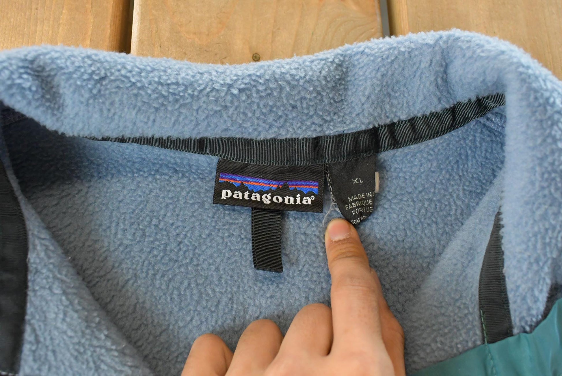 Vintage 1990s Patagonia Snap-T Fleece Sweater Men's XL from propervintagecanada