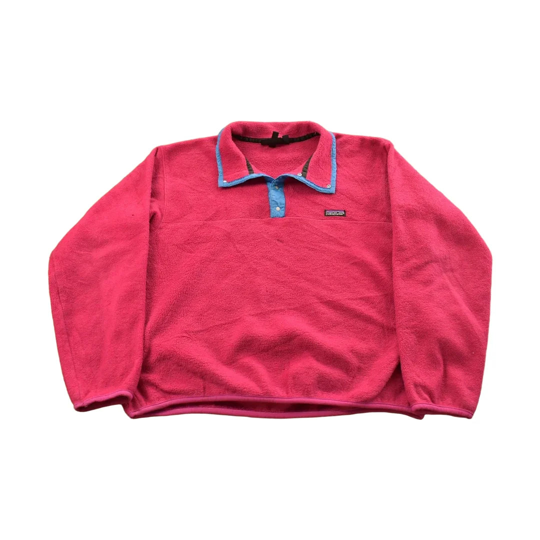 Vintage 1990s Patagonia Snap-T Fleece Sweater Women's XL from propervintagecanada