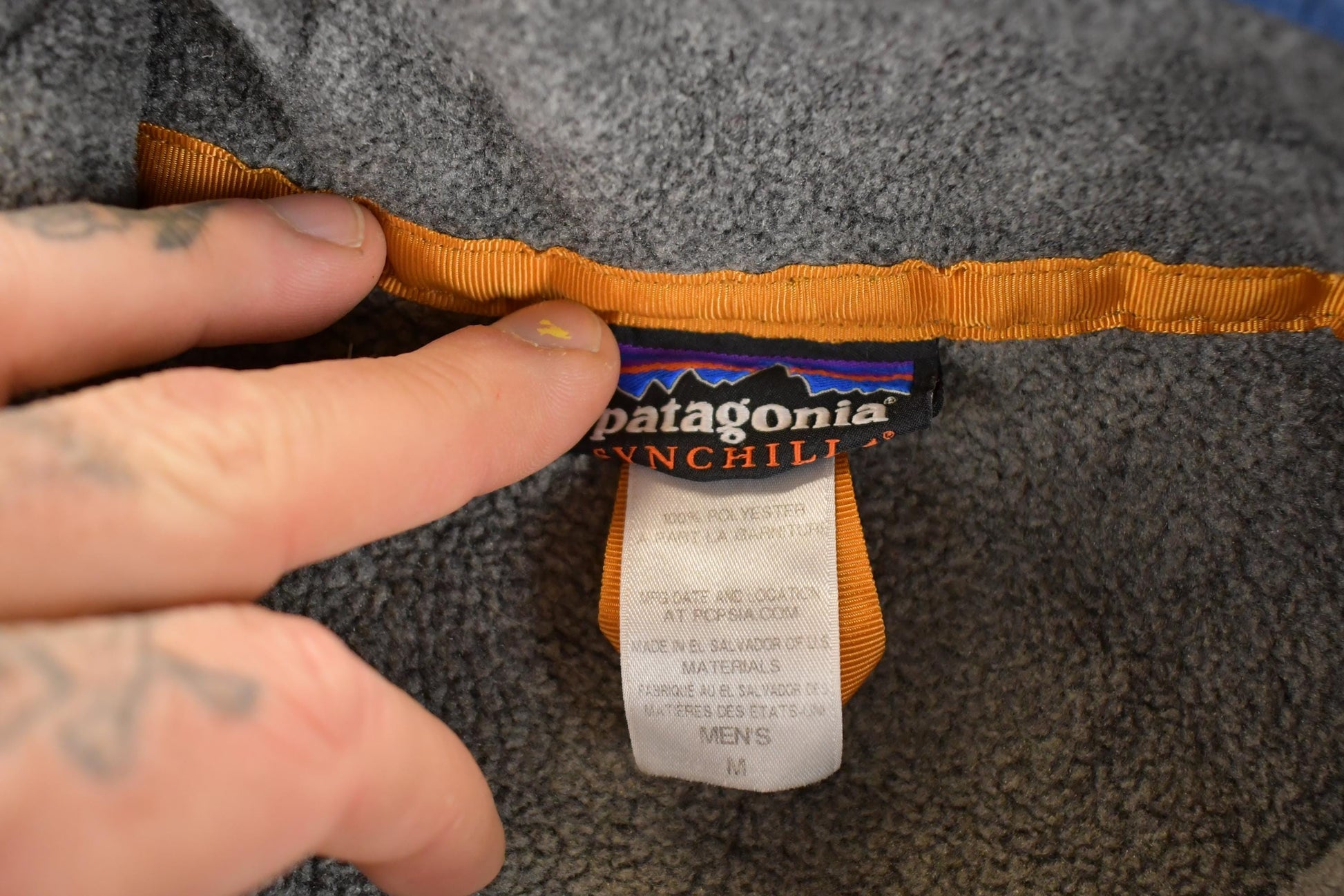 Vintage 1990s Patagonia Synchilla Fleece Outdoorsman Sweater Vest Mens M from propervintagecanada