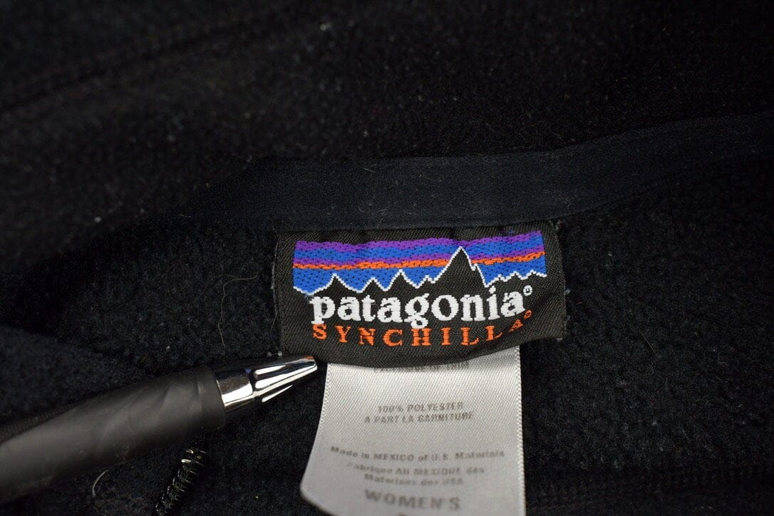 Vintage 1990s Patagonia Synchilla Half Zip Fleece Sweater Men's Medium from propervintagecanada