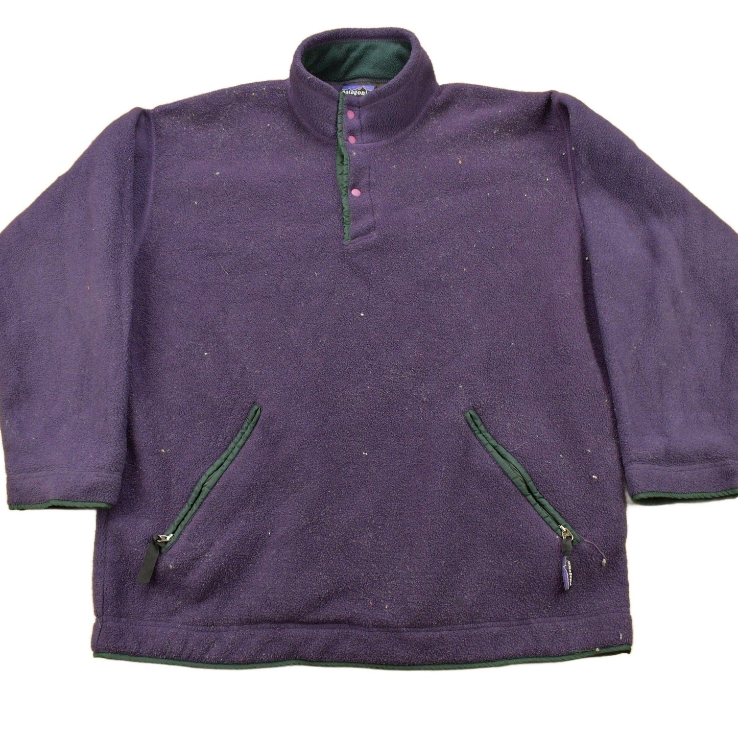 Vintage 1990s Patagonia T Snap Fleece Sweater & Matching Pants Men's Medium from propervintagecanada