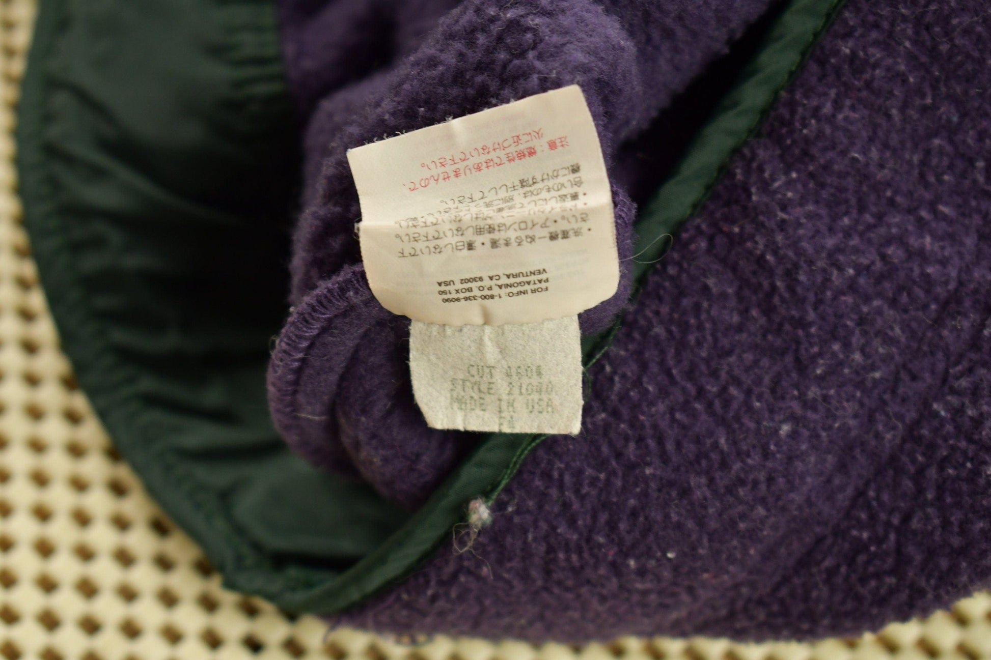 Vintage 1990s Patagonia T Snap Fleece Sweater & Matching Pants Men's Medium from propervintagecanada