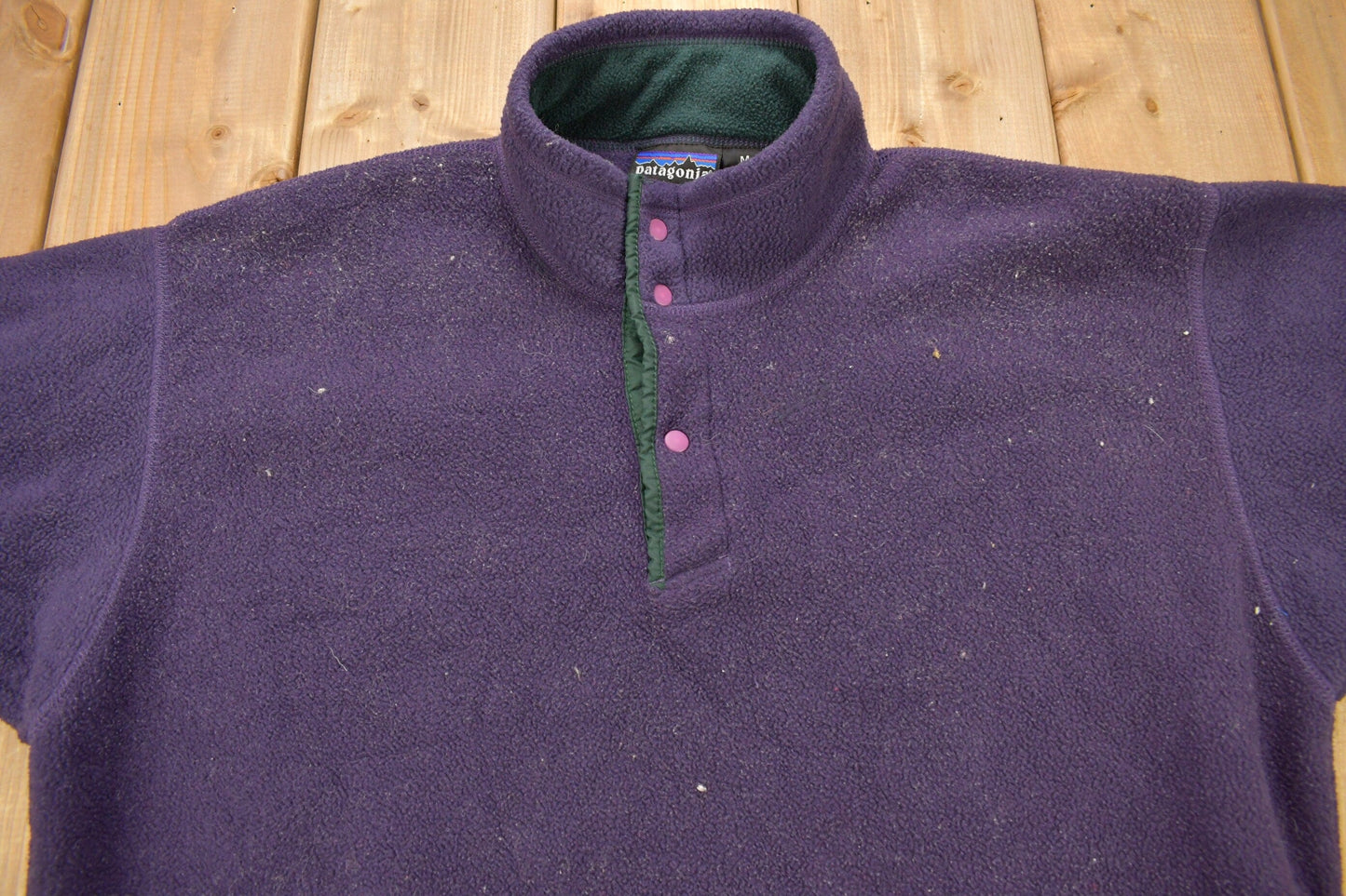 Vintage 1990s Patagonia T Snap Fleece Sweater & Matching Pants Men's Medium from propervintagecanada