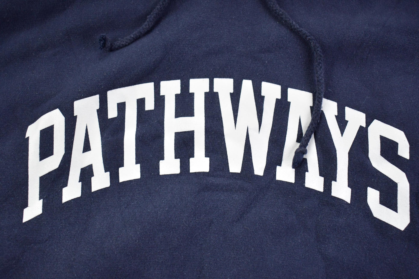 Vintage 1990s Pathways MV Sport - Pro Weave Graphic Hoodie Men's 2XL from propervintagecanada