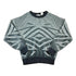 Vintage 1990s Pause Knit Abstract Pattern Crewneck Sweater Men&