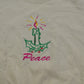 Vintage 1990s "Peace" Embroidered Holiday Style Crewneck Sweater Men's L from propervintagecanada