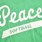 Vintage 1990s Peace Softball Quarter Button Shirt Men's Large from propervintagecanada