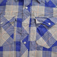 Vintage 1990s Pearl Snap Plaid Flannel Button Up Shirt Men's XL from propervintagecanada
