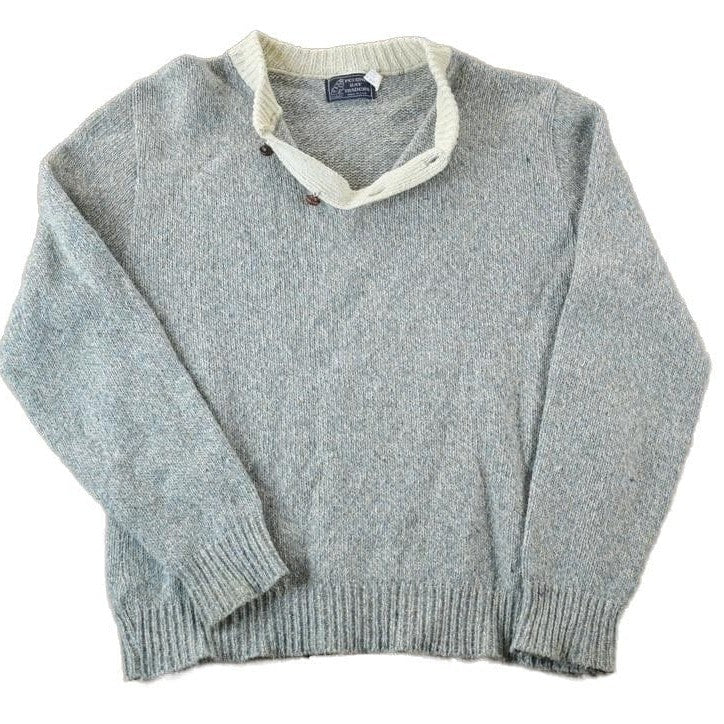 Vintage 1990s Peconic Bay 100% Wool Knit Sweater Men's Small from propervintagecanada