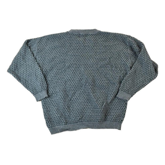 Vintage 1990s Peconic Bay Traders Knit Abstract Pattern Crewneck Sweater Men's XL from propervintagecanada