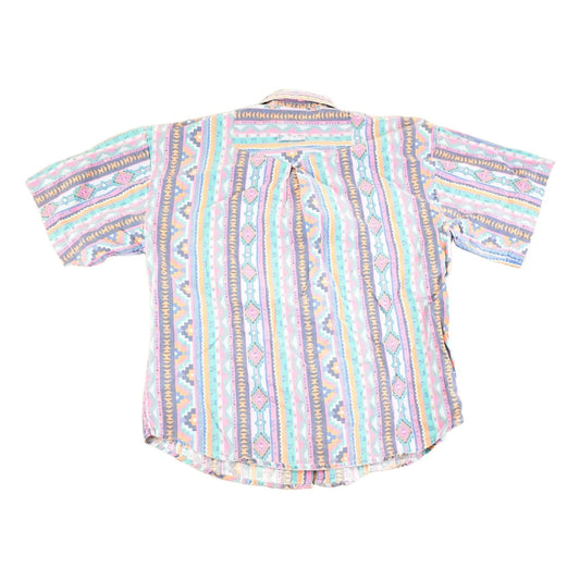 Vintage 1990s Peddler Sport Abstract Button Up Shirt Men's S from propervintagecanada