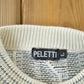 Vintage 1990s Peletti Knit Abstract Pattern Crewneck Sweater Men's Large from propervintagecanada