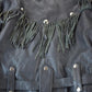 Vintage 1990s Pelle Cuir Leather Fringed Jacket Men's Large from propervintagecanada