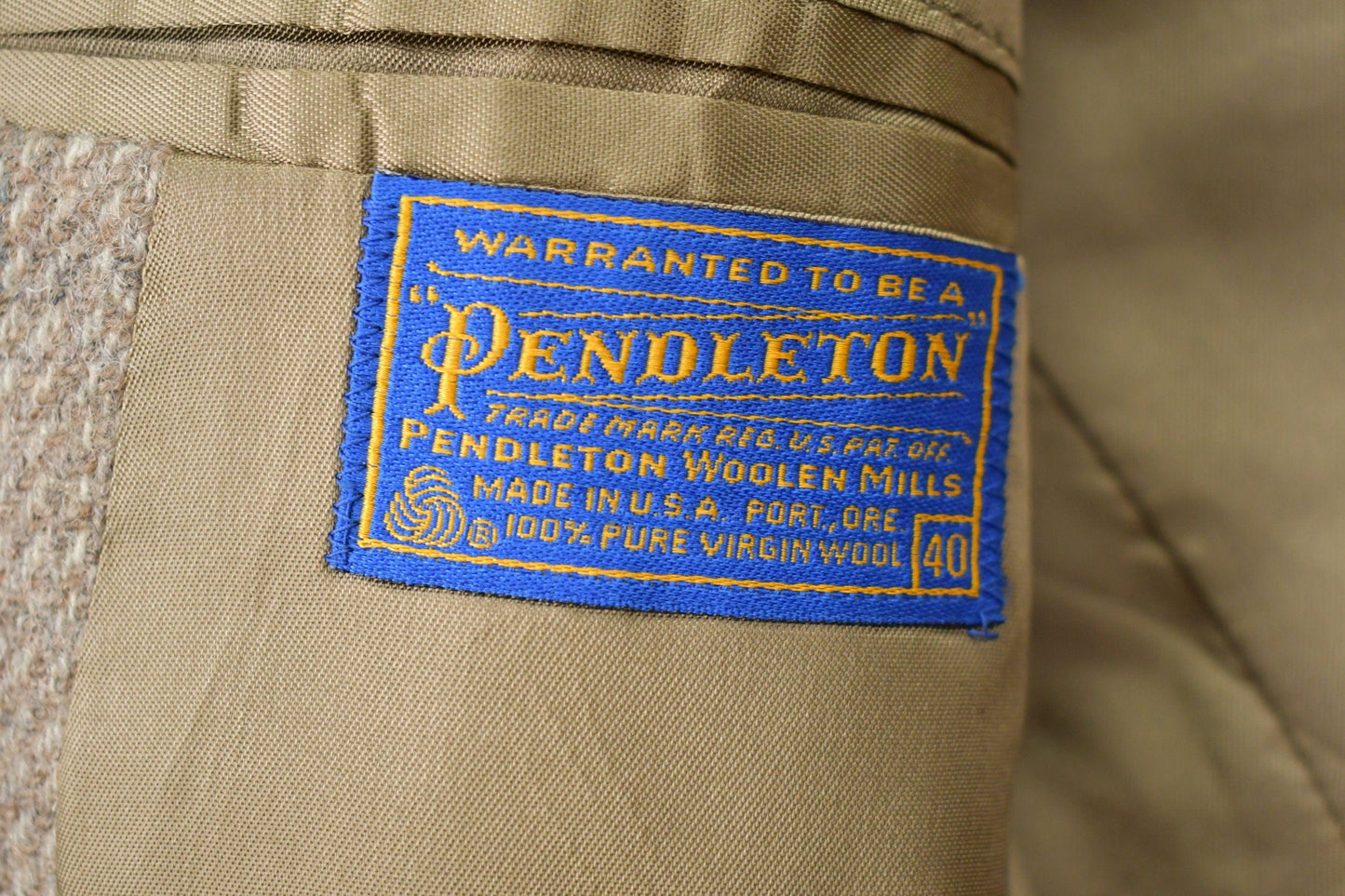 Vintage 1990s Pendleton 100% Wool Jacket Men's Medium from propervintagecanada