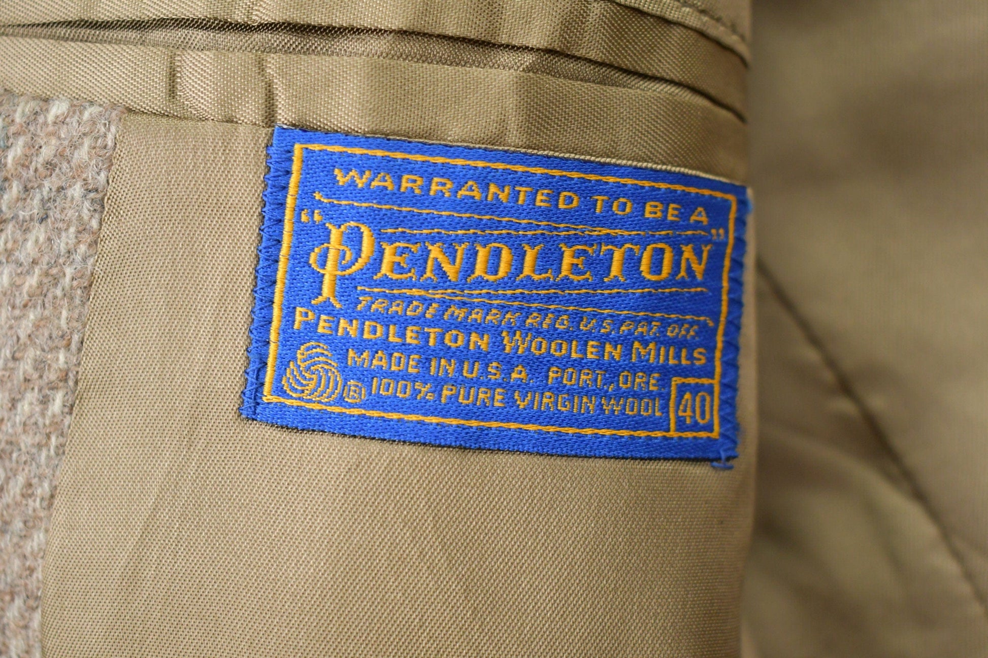 Vintage 1990s Pendleton 100% Wool Jacket Men's Medium from propervintagecanada