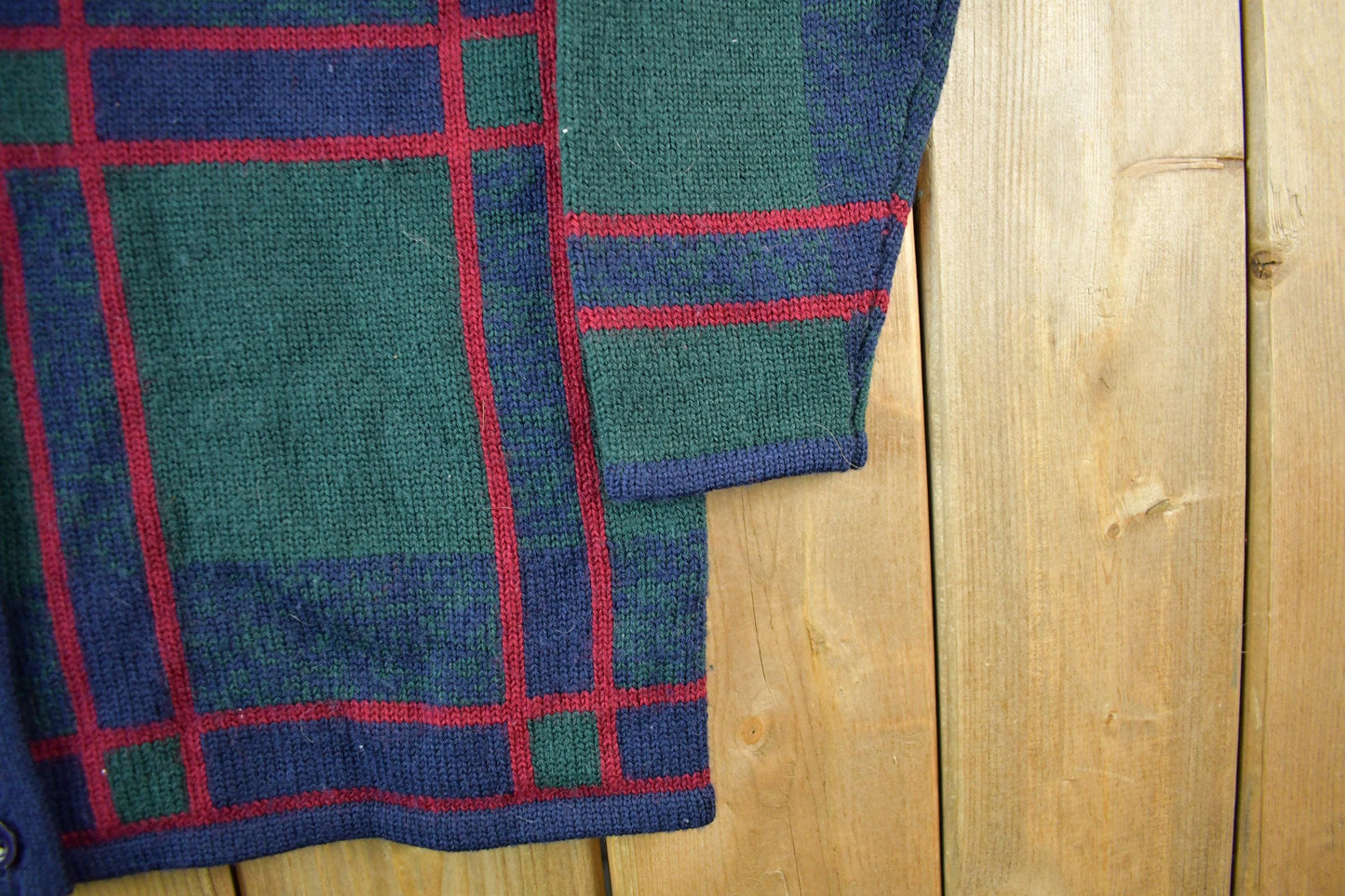 Vintage 1990s Pendleton 100% Wool Knitted Cardigan Women's Large from propervintagecanada