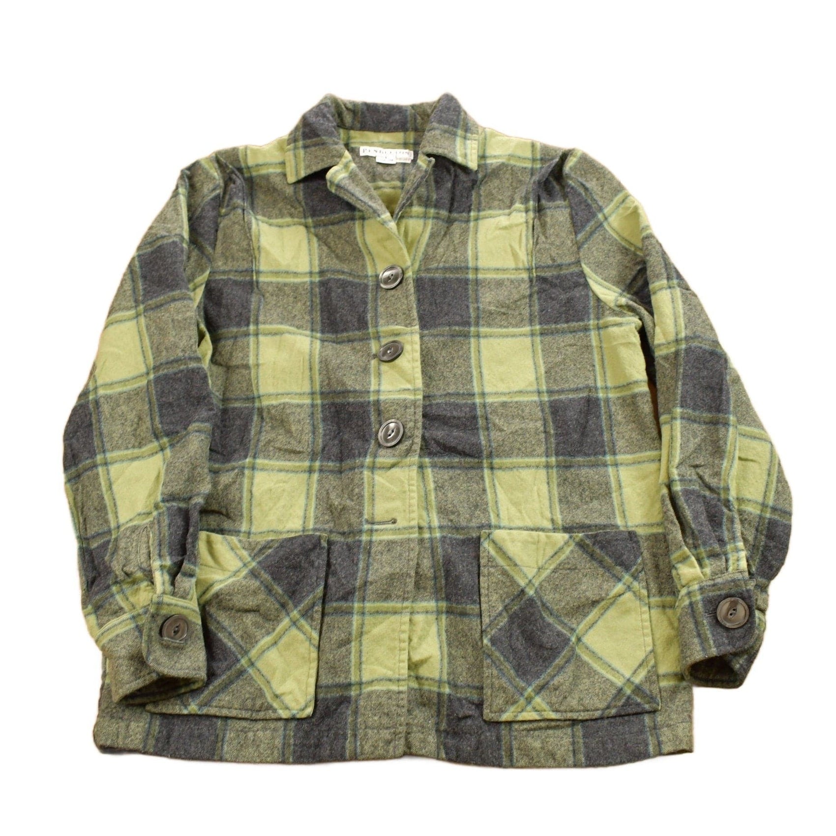 Vintage 1990s Pendleton Heritage Plaid Button Up Shirt Women's S from propervintagecanada