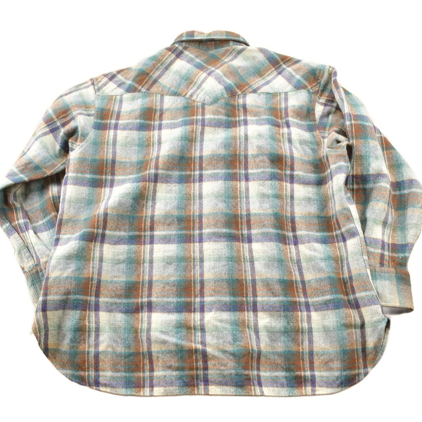 Vintage 1990s Pendleton Plaid Button Up Board Shirt Men's XL from propervintagecanada