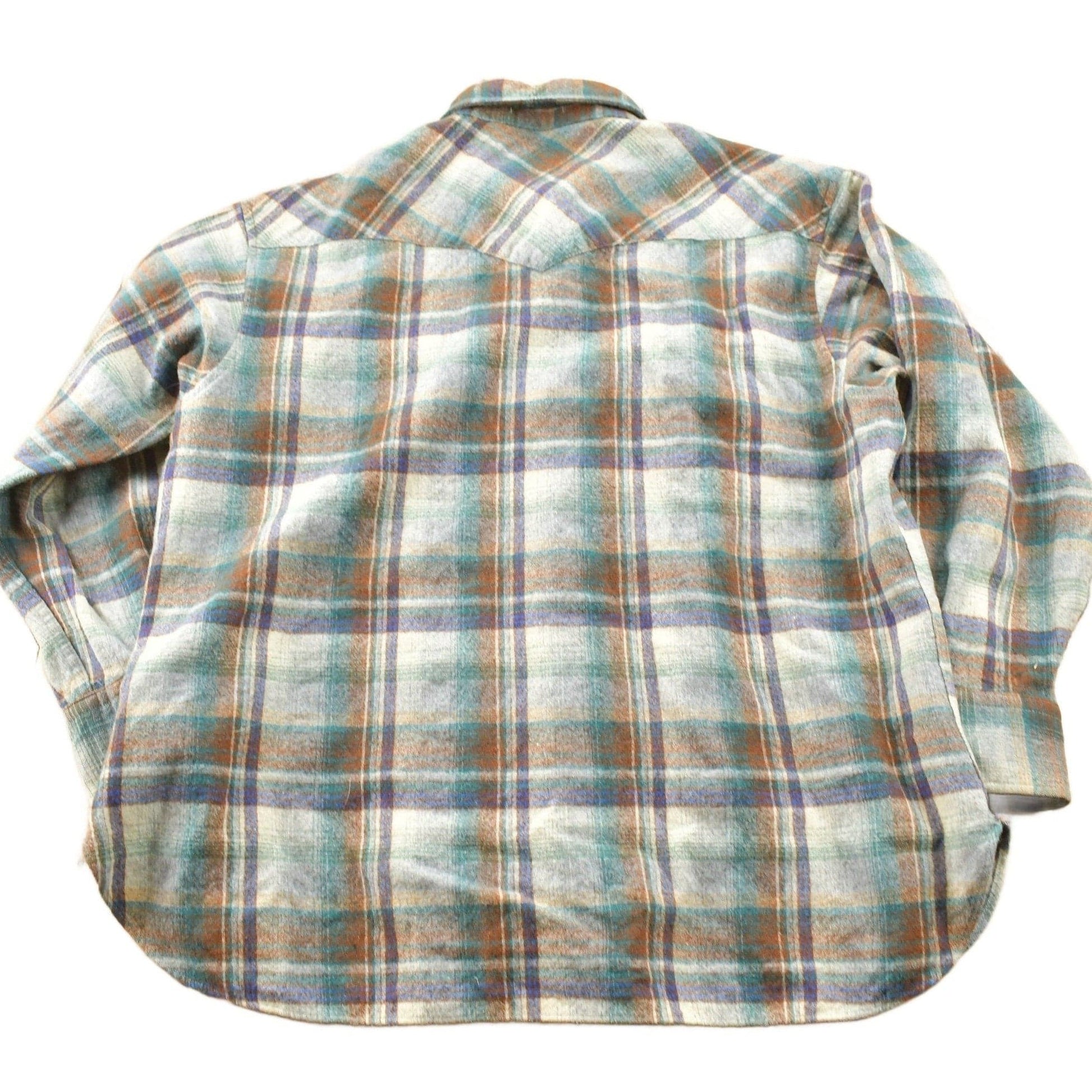 Vintage 1990s Pendleton Plaid Button Up Board Shirt Men's XL from propervintagecanada