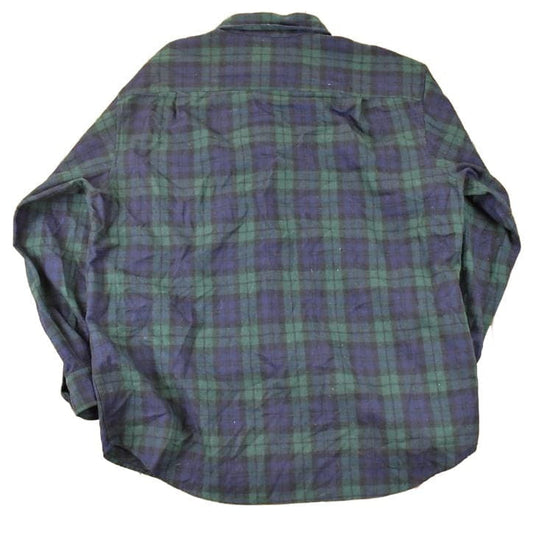 Vintage 1990s Pendleton Plaid Button Up Shirt Men's L from propervintagecanada
