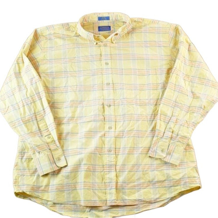 Vintage 1990s Pendleton Plaid Button Up Shirt Mens XL from propervintagecanada