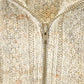 Vintage 1990s Pendleton Wool Cable Knit Zip Up Crewneck Sweater Men's XXL from propervintagecanada