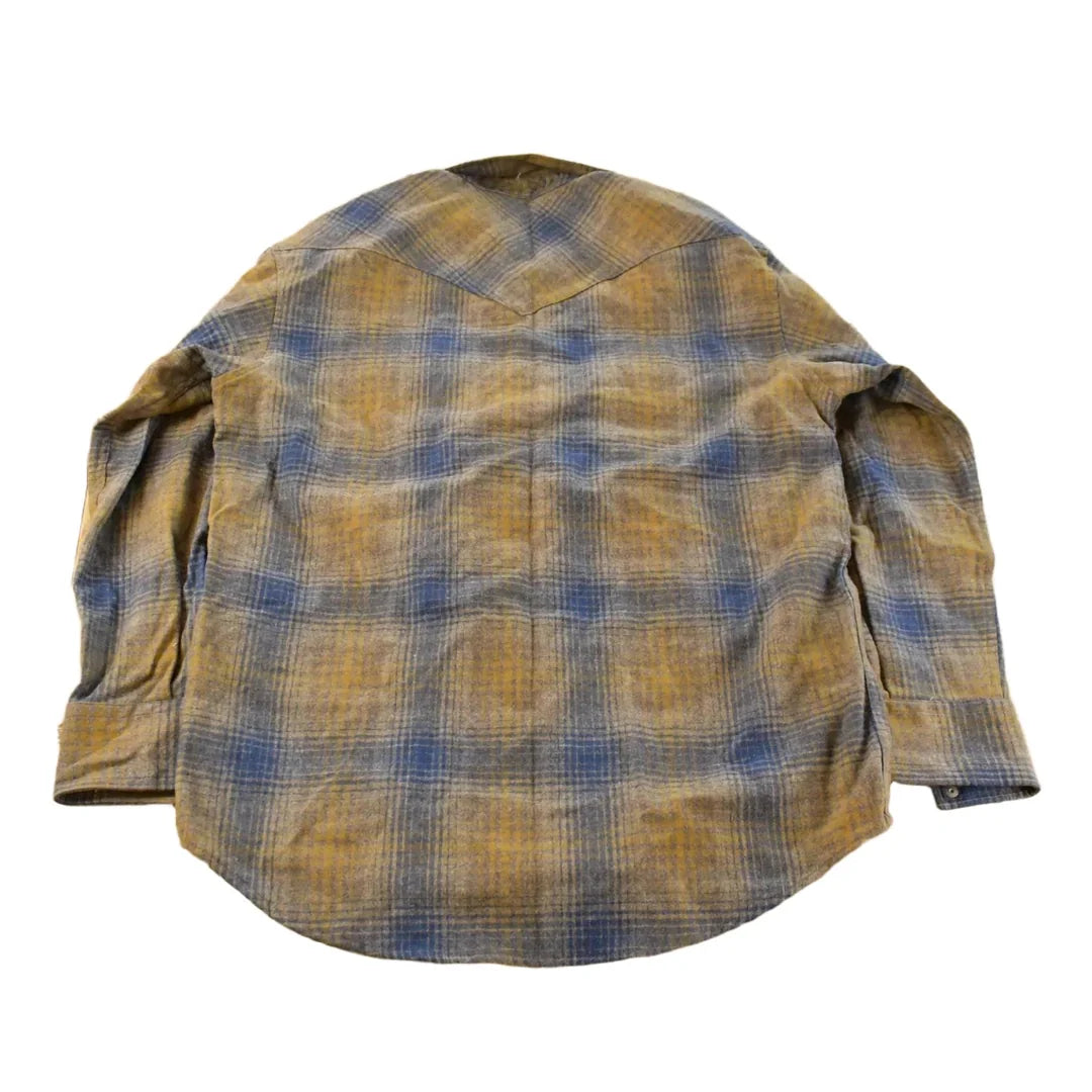 Vintage 1990s Pendleton Wool Flannel Button Up Canyon Shirt Men's M from propervintagecanada