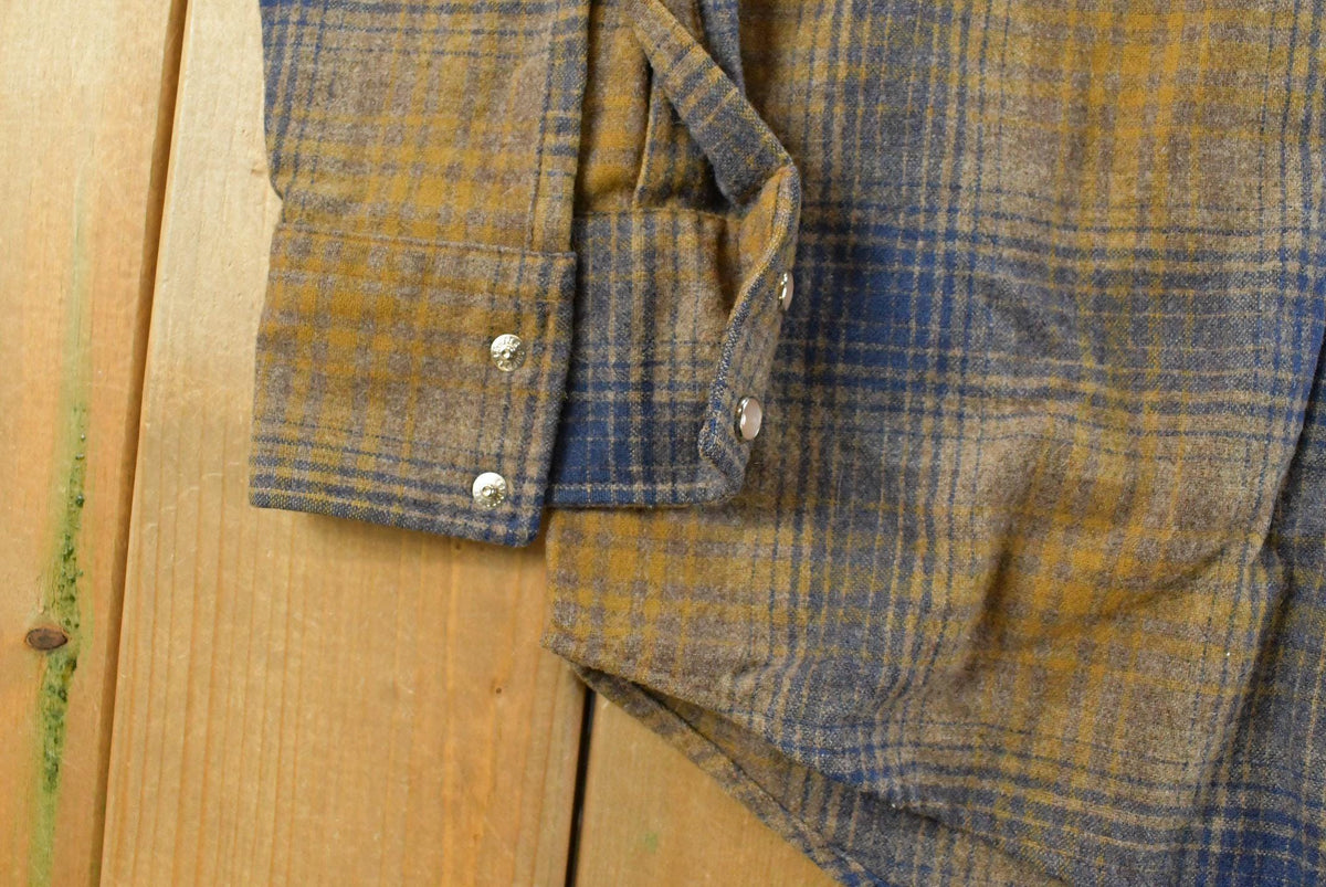 Vintage 1990s Pendleton Wool Flannel Button Up Canyon Shirt Men's M from propervintagecanada