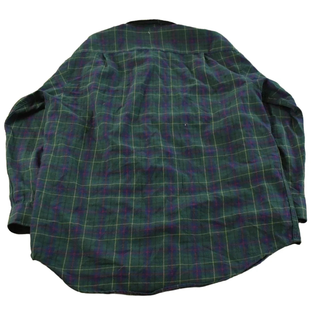 Vintage 1990s Pendleton Wool Flannel Button Up Shirt Men's Large Long from propervintagecanada