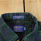 Vintage 1990s Pendleton Wool Flannel Button Up Shirt Men's Large Long from propervintagecanada