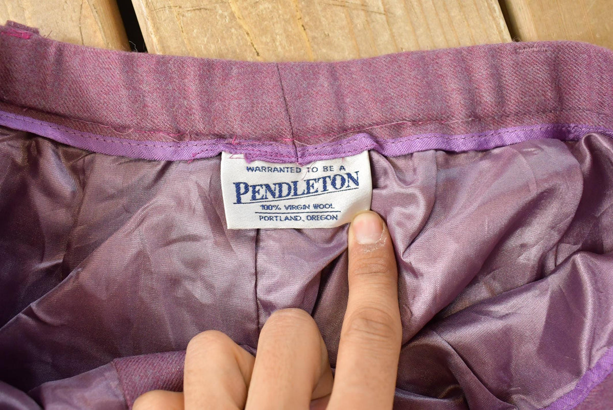 Vintage 1990s Pendleton Wool Pants Women's 31 x 30.5 from propervintagecanada