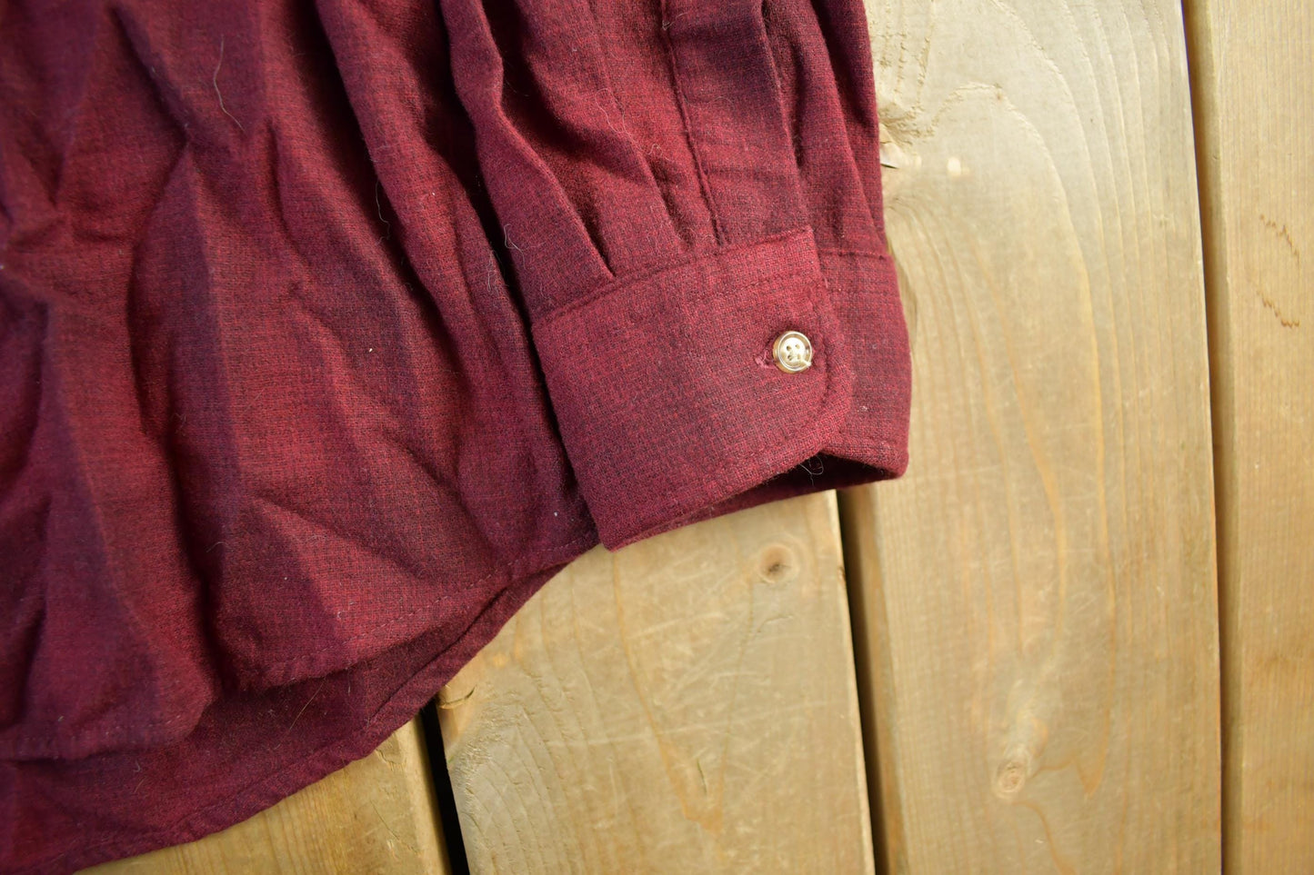 Vintage 1990s Pendleton Wool Plaid Button Up Shirt Men's XL from propervintagecanada