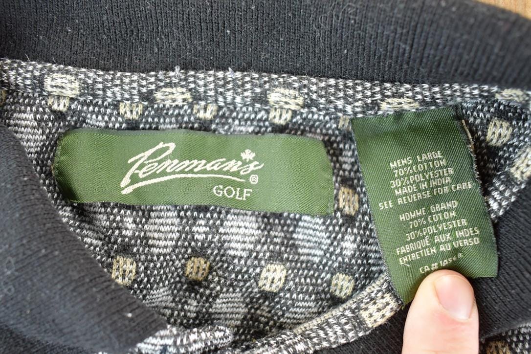 Vintage 1990s Penmans Golf Quarter Button Up Shirt Mens L from propervintagecanada