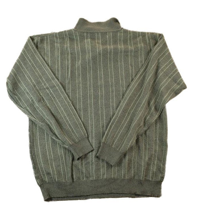 Vintage 1990s Penmans Knit Collared Crewneck Sweater Men's Large from propervintagecanada