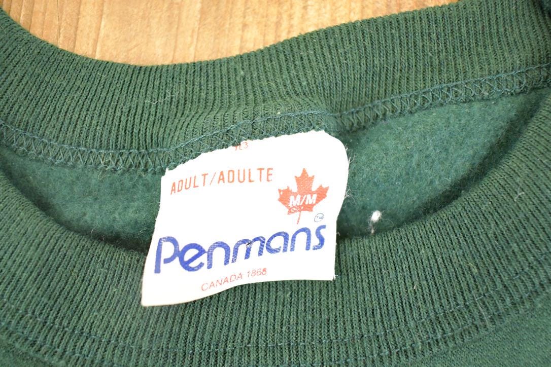 Vintage 1990s Penmans Massey Continuation School Souvenir Crewneck Sweatshirt Men's L from propervintagecanada