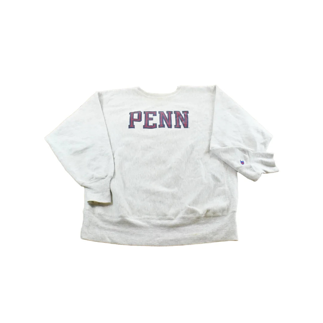 Vintage 1990s Penn Collegiate Champion Reverse Weave Crewneck Men's L from propervintagecanada